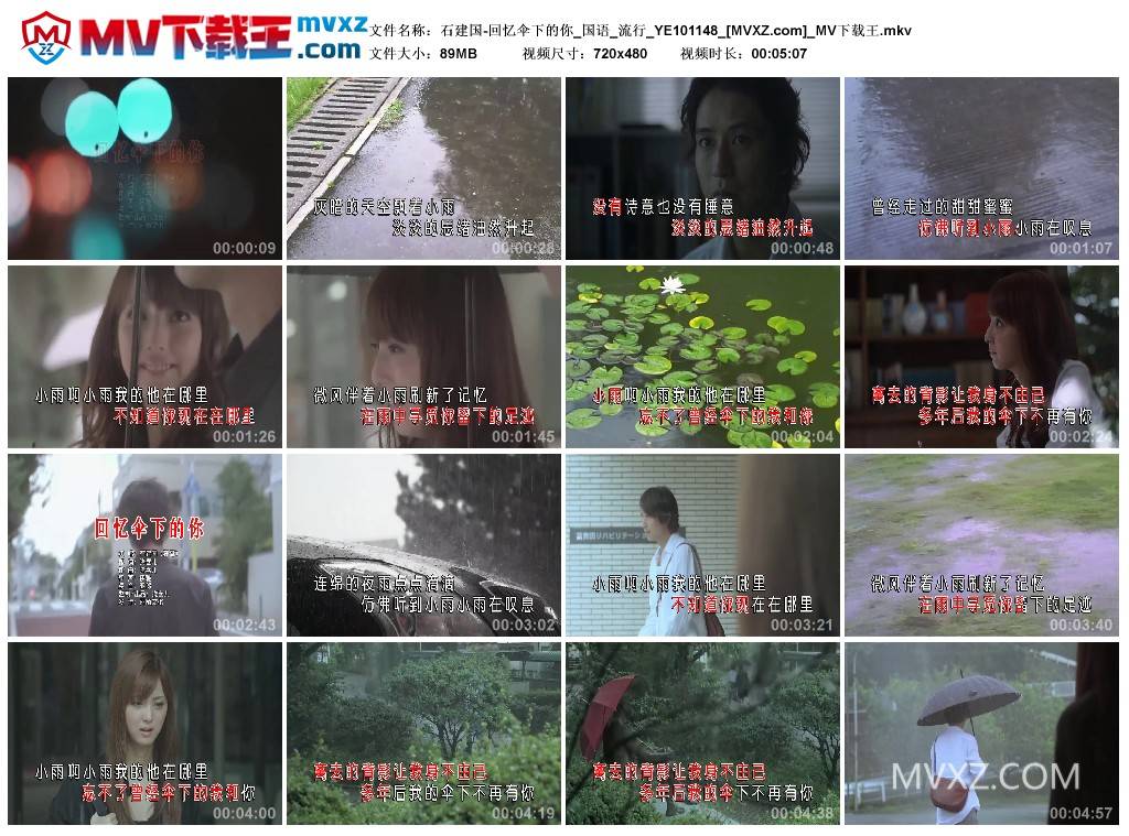 石建国-回忆伞下的你_国语_流行_YE101148